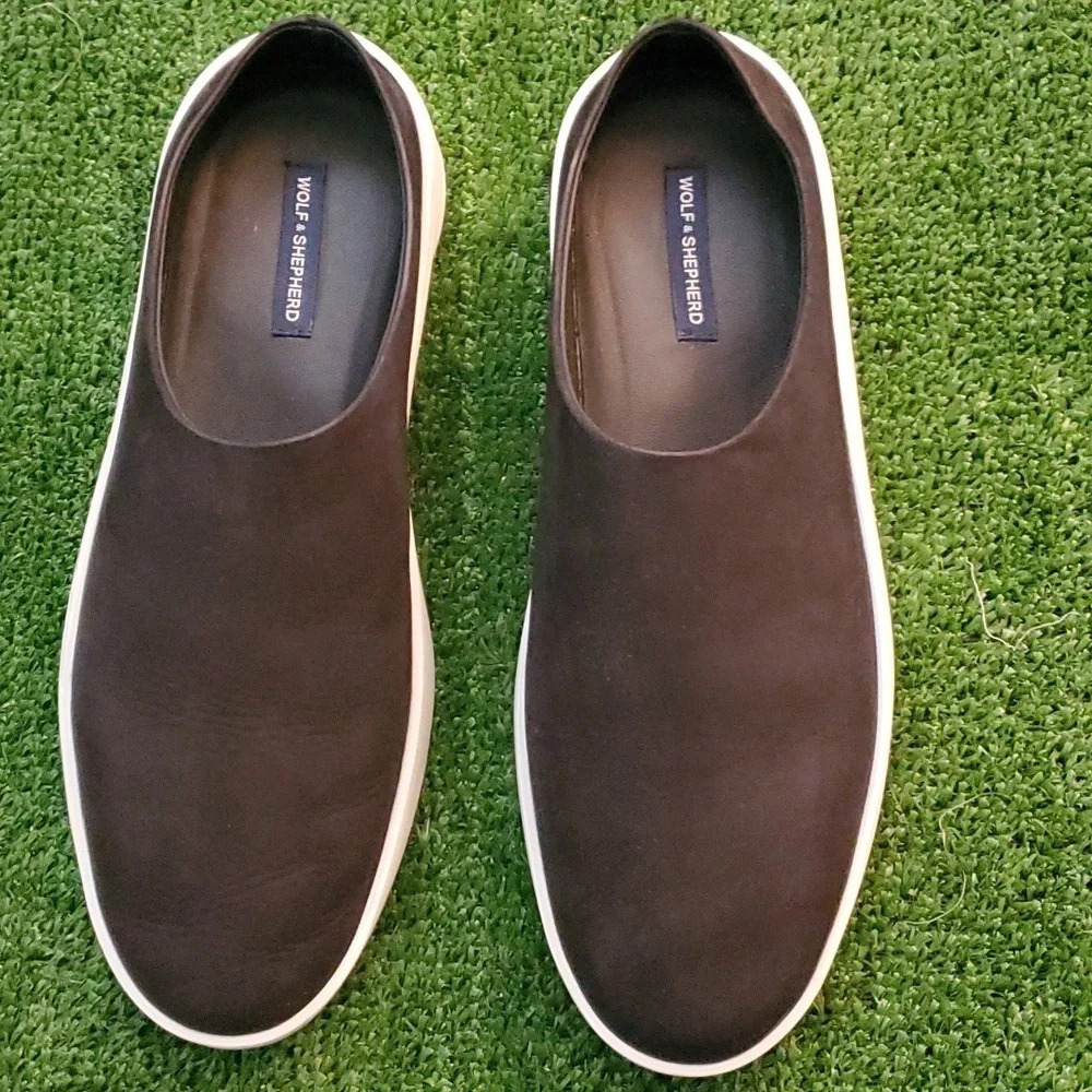 Wolf & Shepherd Mens Mule Slip on Shoes Unisex W10 M8.5